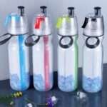 Water Bottles Insulated Mist Spray Water Bottle Double Layer Ice Cold Bottle