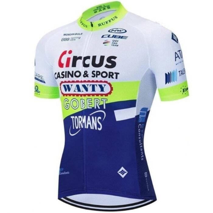 Team Cycling Clothing Circus Wanty Gobert Jersey Sets