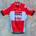 Soudal Lotto 2022 Cycling Jersey Pro Bicycle Team Cycling Clothing Summer