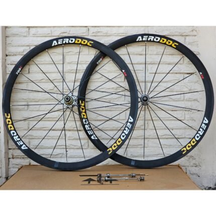 Aerodoc 36mm Road bike wheel set 700c Wheel set Aluminium alloy road wheel set Carbon fibre hub wheelset