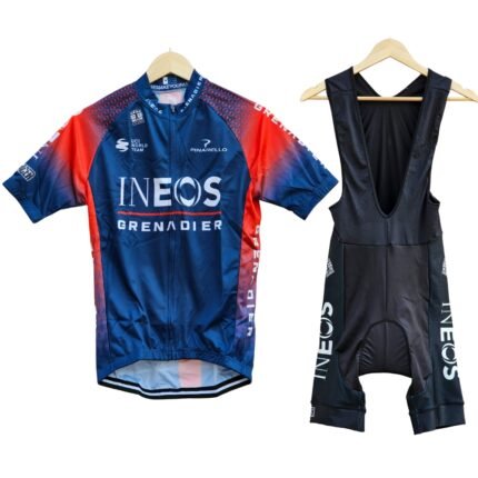 Ineos Grenadiers Cycling Jersey Pro Bicycle Team Cycling Bib Shorts and Full/Half Sleeve GelPad
