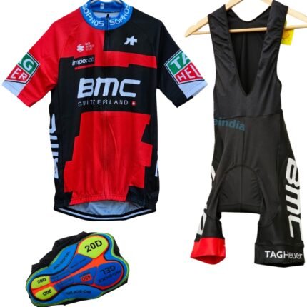 BMC Cycling Jersey Pro Bicycle Team Cycling Bib Shorts and Full/Half Sleeve GelPad